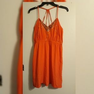 Ecote Urban Outfitters Coral Dress Medium NWOT